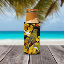 Load image into Gallery viewer, European Greenfinch Slim Can Hugger – Fun &amp; Functional Drink Coolers ASA2069MUK