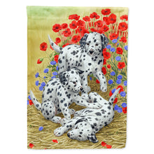 Load image into Gallery viewer, Dalmatian Pups Flag Canvas House Size ASA2071CHF