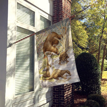 Load image into Gallery viewer, Otter Family Flag Canvas House Size ASA2075CHF