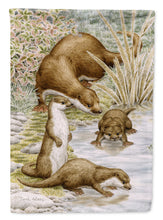 Load image into Gallery viewer, Otter Family Garden Flag – Decorative Outdoor Yard Flag ASA2075GF