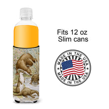 Load image into Gallery viewer, Otter Family Slim Can Hugger – Fun &amp; Functional Drink Coolers ASA2075MUK