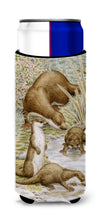 Load image into Gallery viewer, Otter Family Slim Can Hugger – Fun &amp; Functional Drink Coolers ASA2075MUK