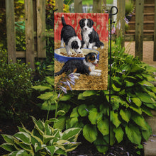 Load image into Gallery viewer, Border Collie Pups Garden Flag – Decorative Outdoor Yard Flag ASA2079GF