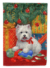 Load image into Gallery viewer, Westie Christmas Packages Garden Flag – Decorative Outdoor Yard Flag ASA2080GF