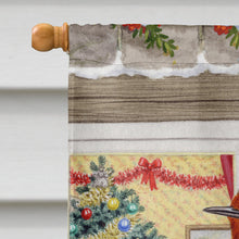 Load image into Gallery viewer, European Robin at the Window Flag Canvas House Size ASA2089CHF