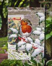 Load image into Gallery viewer, European Robin at the Window Garden Flag – Decorative Outdoor Yard Flag ASA2089GF
