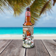 Load image into Gallery viewer, European Robin at the Window Slim Can Hugger – Fun &amp; Functional Drink Coolers ASA2089MUK