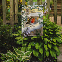 Load image into Gallery viewer, European Robin Waiting Garden Flag – Decorative Outdoor Yard Flag ASA2090GF