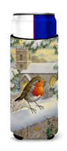 Load image into Gallery viewer, European Robin Waiting Slim Can Hugger – Fun &amp; Functional Drink Coolers ASA2090MUK