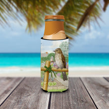 Load image into Gallery viewer, Spotted Flycatcher Slim Can Hugger – Fun &amp; Functional Drink Coolers ASA2100MUK