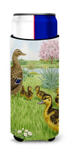 Load image into Gallery viewer, Female Mallard Duck &amp; Ducklings Slim Can Hugger – Fun &amp; Functional Drink Coolers ASA2105MUK