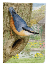 Load image into Gallery viewer, Red-breasted Nuthatch Garden Flag – Decorative Outdoor Yard Flag ASA2108GF
