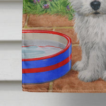 Load image into Gallery viewer, Westie Pups Flag Canvas House Size ASA2117CHF
