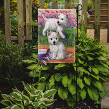 Load image into Gallery viewer, Westie Pups Garden Flag – Decorative Outdoor Yard Flag ASA2117GF