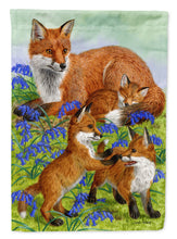 Load image into Gallery viewer, Fox Family Flag Canvas House Size ASA2123CHF
