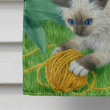Load image into Gallery viewer, Birman Kittens Flag Canvas House Size ASA2125CHF