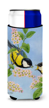 Load image into Gallery viewer, Eurasian Blue Tits Birds Slim Can Hugger – Fun &amp; Functional Drink Coolers ASA2128MUK