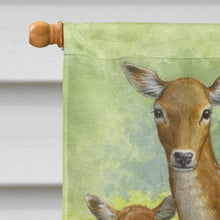 Load image into Gallery viewer, Fallow Deer &amp; Calf Flag Canvas House Size ASA2130CHF