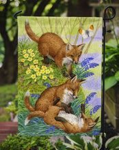 Load image into Gallery viewer, Fox Cubs Garden Flag – Decorative Outdoor Yard Flag ASA2131GF