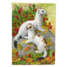 Load image into Gallery viewer, Ermine Stoat Short-tailed Weasel Flag Canvas House Size ASA2138CHF