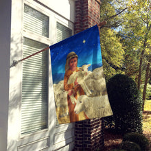 Load image into Gallery viewer, Shepherd and his sheep Flag Canvas House Size ASA2141CHF