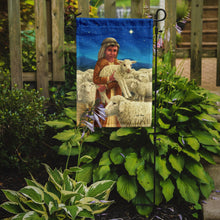 Load image into Gallery viewer, Shepherd and his sheep Garden Flag – Decorative Outdoor Yard Flag ASA2141GF