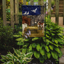Load image into Gallery viewer, Nativity Scene with just animals Garden Flag – Decorative Outdoor Yard Flag ASA2143GF