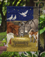 Load image into Gallery viewer, Nativity Scene with just animals Garden Flag – Decorative Outdoor Yard Flag ASA2143GF