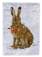 Load image into Gallery viewer, Rabbit Hare &amp; Rosehips Flag Canvas House Size ASA2147CHF