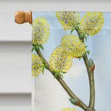 Load image into Gallery viewer, Eurasian Blue Tit on a branch Flag Canvas House Size ASA2156CHF