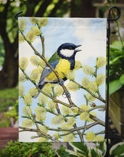Load image into Gallery viewer, Eurasian Blue Tit on a branch Garden Flag – Decorative Outdoor Yard Flag ASA2156GF