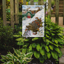Load image into Gallery viewer, Hedgehog Holiday Garden Flag – Decorative Outdoor Yard Flag ASA2158GF