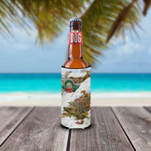 Load image into Gallery viewer, Hedgehog Holiday Slim Can Hugger – Fun &amp; Functional Drink Coolers ASA2158MUK