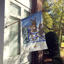 Load image into Gallery viewer, Donkeys and Robin Flag Canvas House Size ASA2159CHF