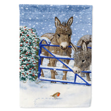 Load image into Gallery viewer, Donkeys and Robin Flag Canvas House Size ASA2159CHF
