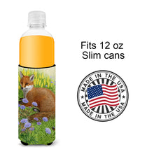 Load image into Gallery viewer, Springtime Fox Slim Can Hugger – Fun &amp; Functional Drink Coolers ASA2160MUK