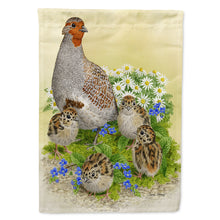 Load image into Gallery viewer, Partridge and Chicks Flag Canvas House Size ASA2162CHF