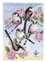 Load image into Gallery viewer, Party of 5 Long Tailed Tits Garden Flag – Decorative Outdoor Yard Flag ASA2163GF