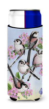 Load image into Gallery viewer, Party of 5 Long Tailed Tits Slim Can Hugger – Fun &amp; Functional Drink Coolers ASA2163MUK