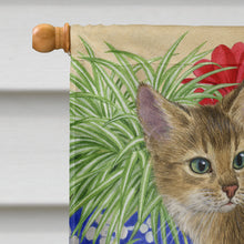 Load image into Gallery viewer, Abyssinian Kitten Flag Canvas House Size ASA2164CHF