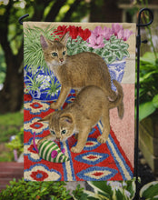 Load image into Gallery viewer, Abyssinian Kitten Garden Flag – Decorative Outdoor Yard Flag ASA2164GF
