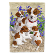 Load image into Gallery viewer, Jack Russell Terriers Flag Canvas House Size ASA2167CHF