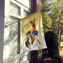 Load image into Gallery viewer, Westie, German Shepherd and Aussie Flag Canvas House Size ASA2168CHF