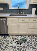 Load image into Gallery viewer, Badgers in the snow Machine Washable Memory Foam Mat ASA2182RUG