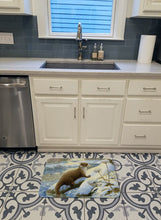 Load image into Gallery viewer, Winter Otter Machine Washable Memory Foam Mat ASA2187RUG