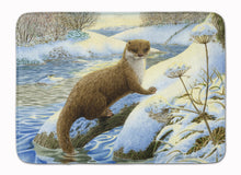Load image into Gallery viewer, Winter Otter Machine Washable Memory Foam Mat ASA2187RUG