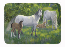 Load image into Gallery viewer, Group of Horses Machine Washable Memory Foam Mat ASA2195RUG