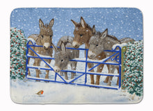 Load image into Gallery viewer, Donkeys and Robin at the Fence Machine Washable Memory Foam Mat ASA2210RUG