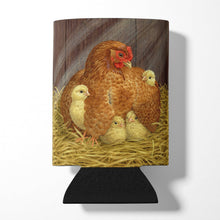 Load image into Gallery viewer, My Little Chickadees Hen with Chicks Can or Bottle Hugger ASAD0109CC
