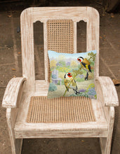 Load image into Gallery viewer, European Goldfinches by Sarah Adams Canvas Decorative Pillow ASAD0691PW1414